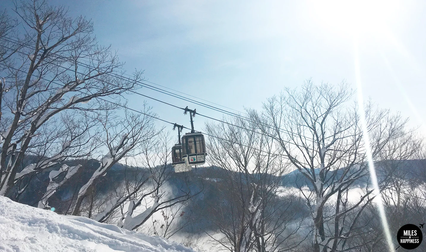 Itinerary of a ski trip in Honshu