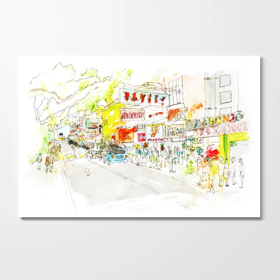 Miles of Happiness Postcard - Kowloon, Hong Kong