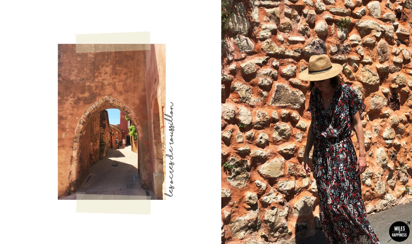 Itinerary of a road trip in Provence