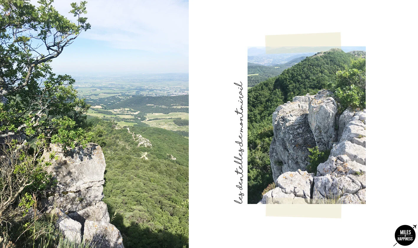 Itinerary of a road trip in Provence : Les Dentelles de Montmirail