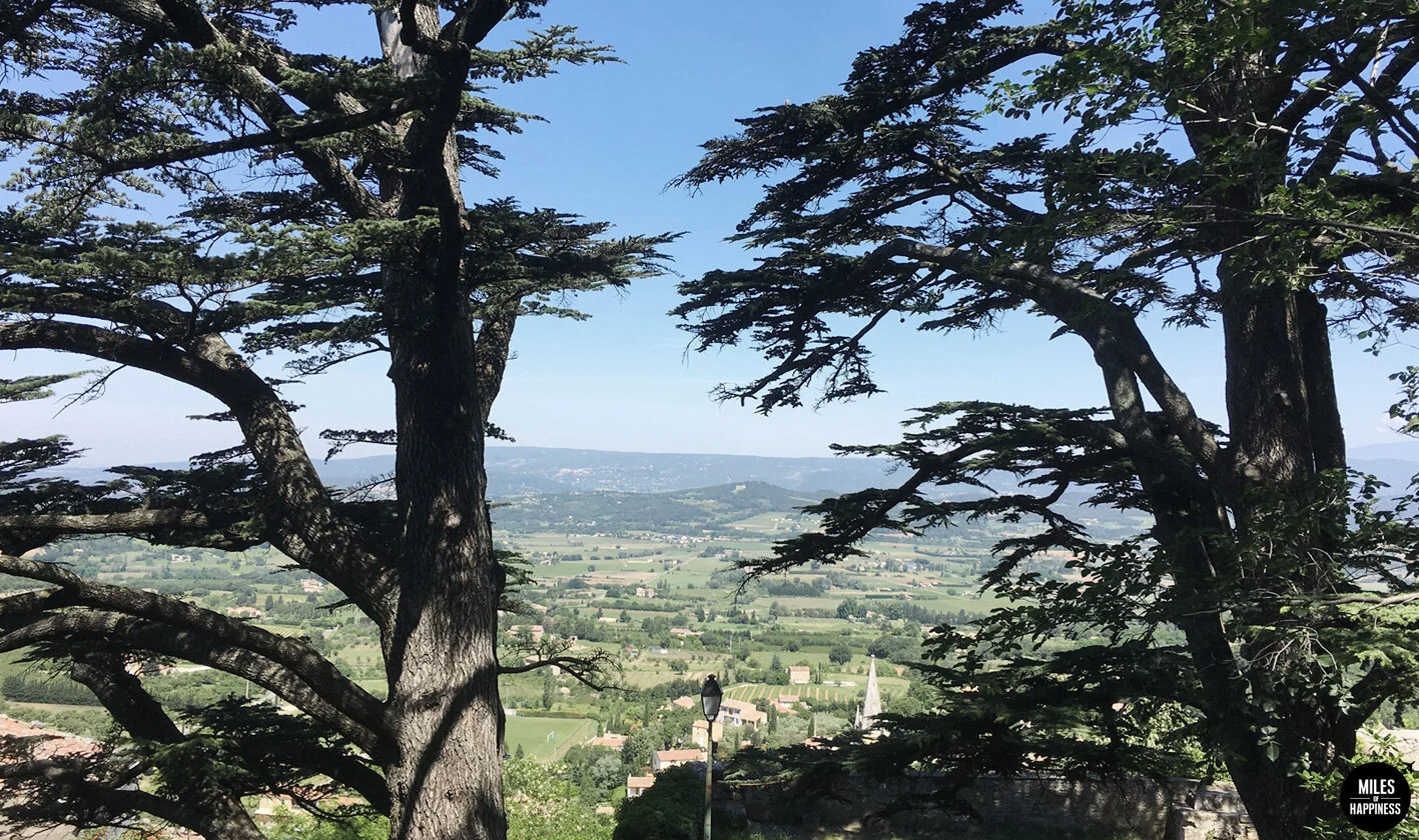 Itinerary of a road trip in Provence