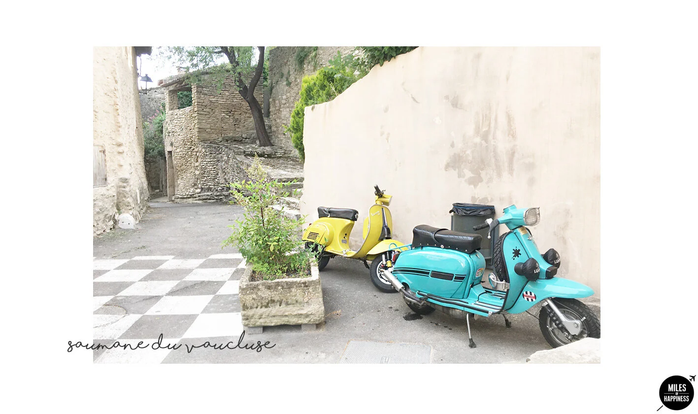 Itinerary of a road trip in Provence