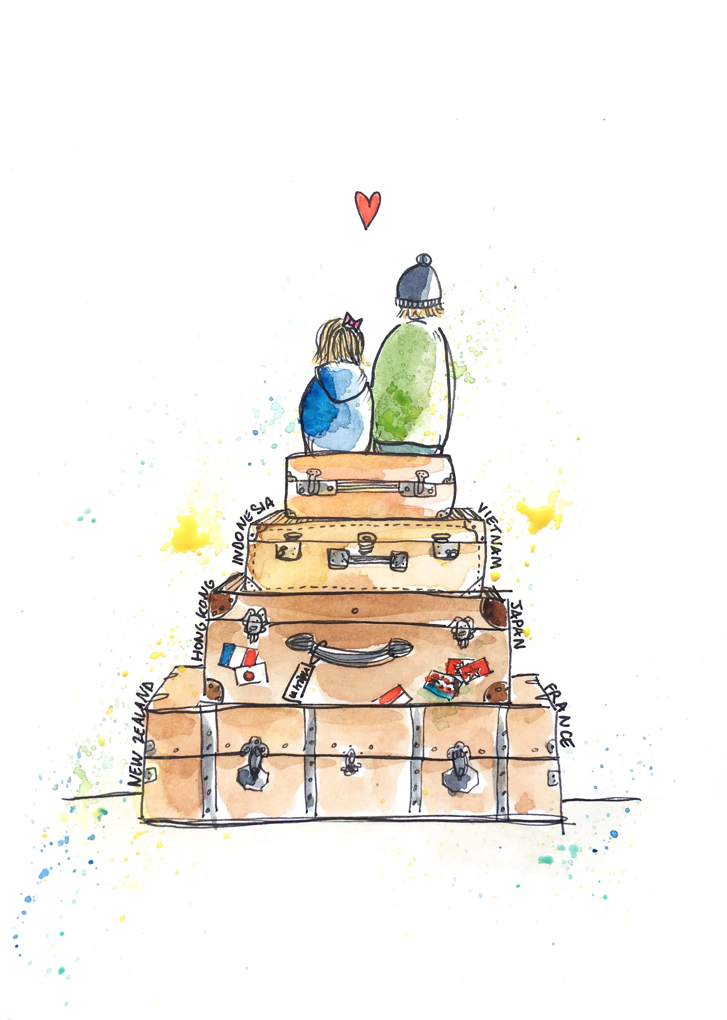 Miles of Happiness : Marie - illustrations by Marie Pottiez