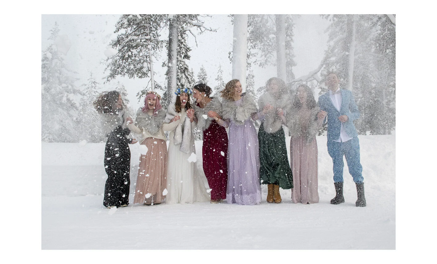 Wedding in Lapland, Finland