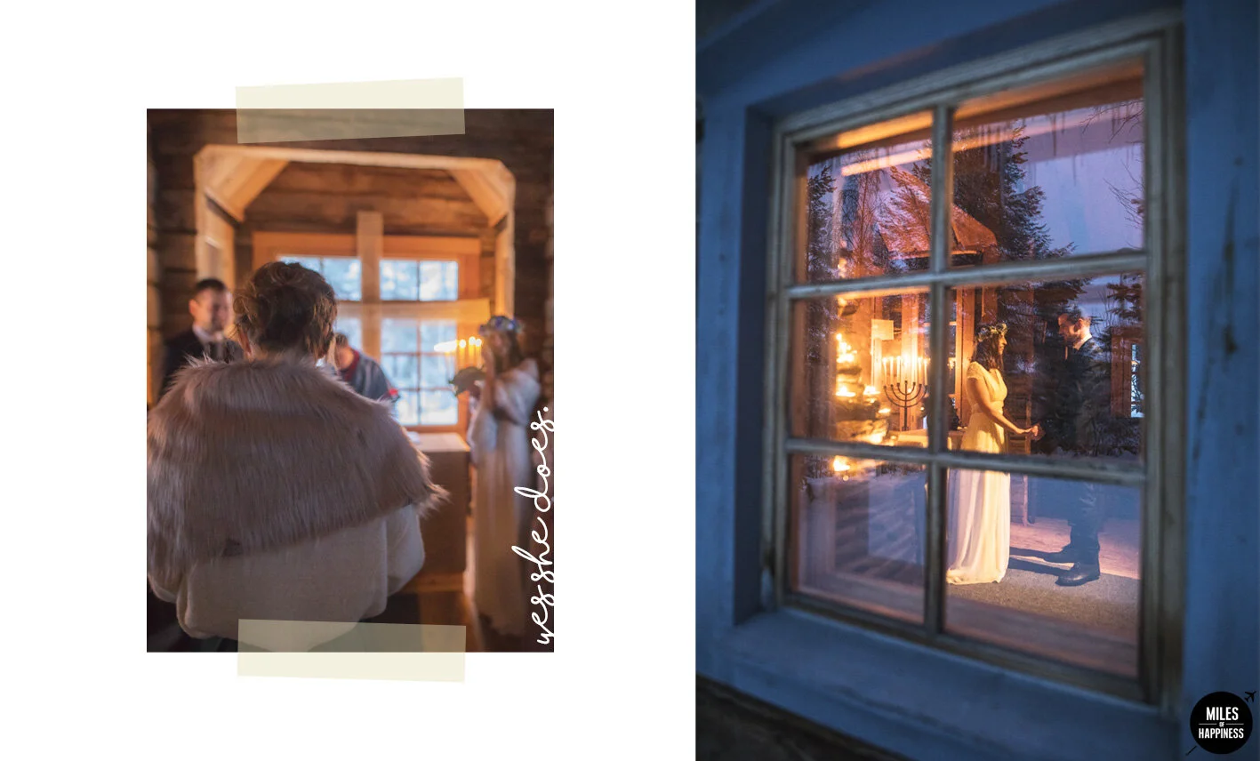 Wedding in Lapland, Finland