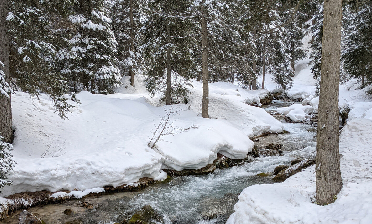 No ski lifts but heaps of snow in the French Alps
