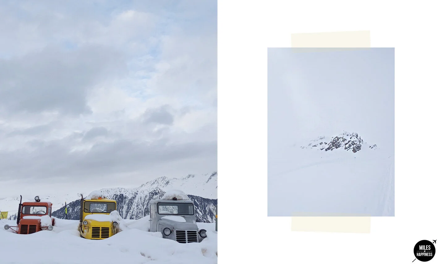 No ski lifts but heaps of snow in the French Alps