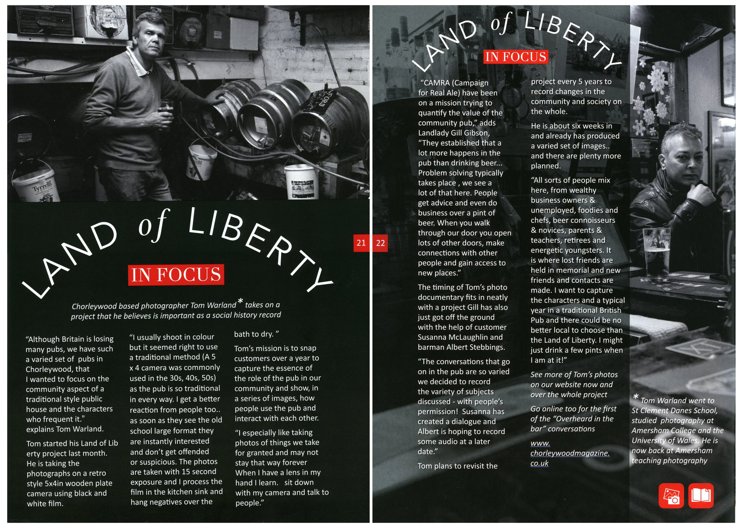 Chorleywood Magazine, February 2015, Page 21 - 22