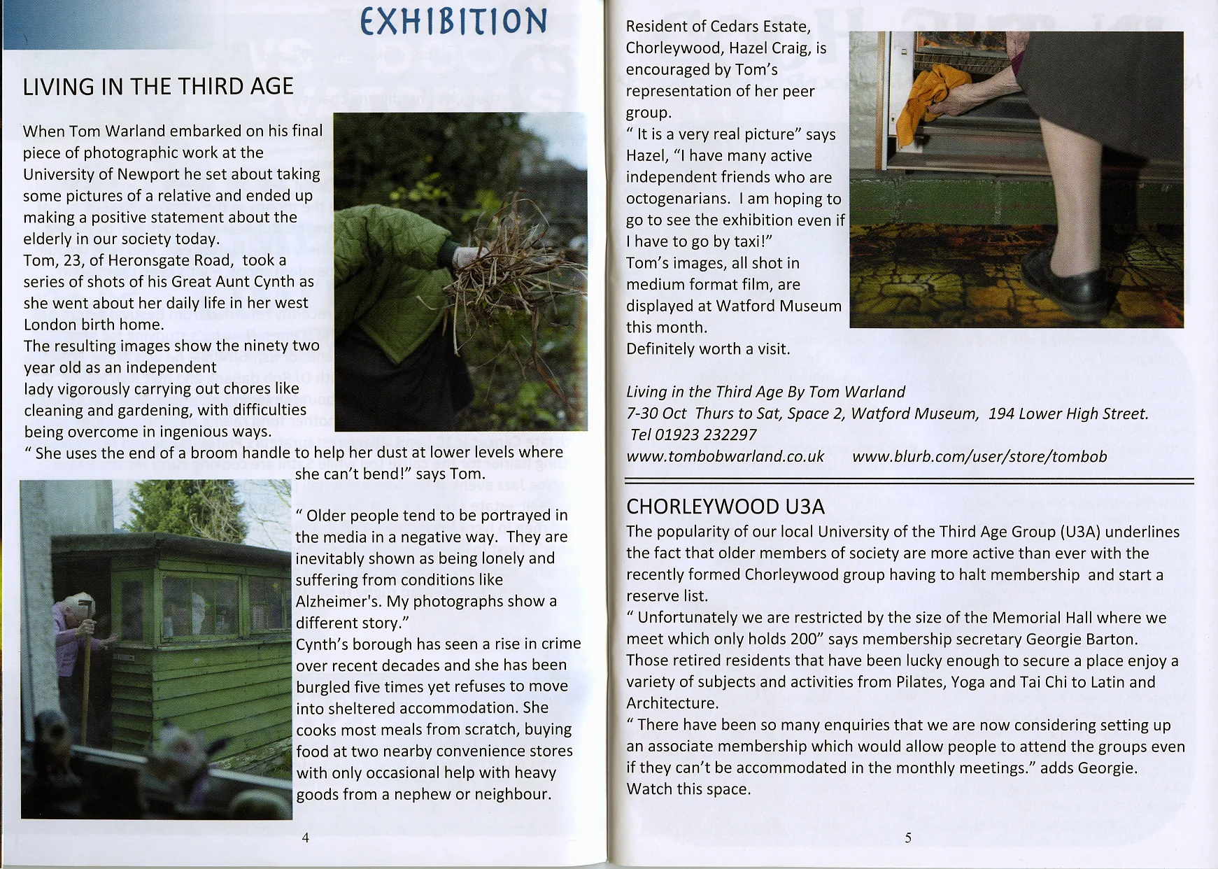 Chorleywood Magazine, October 2010, Pages 4 - 5