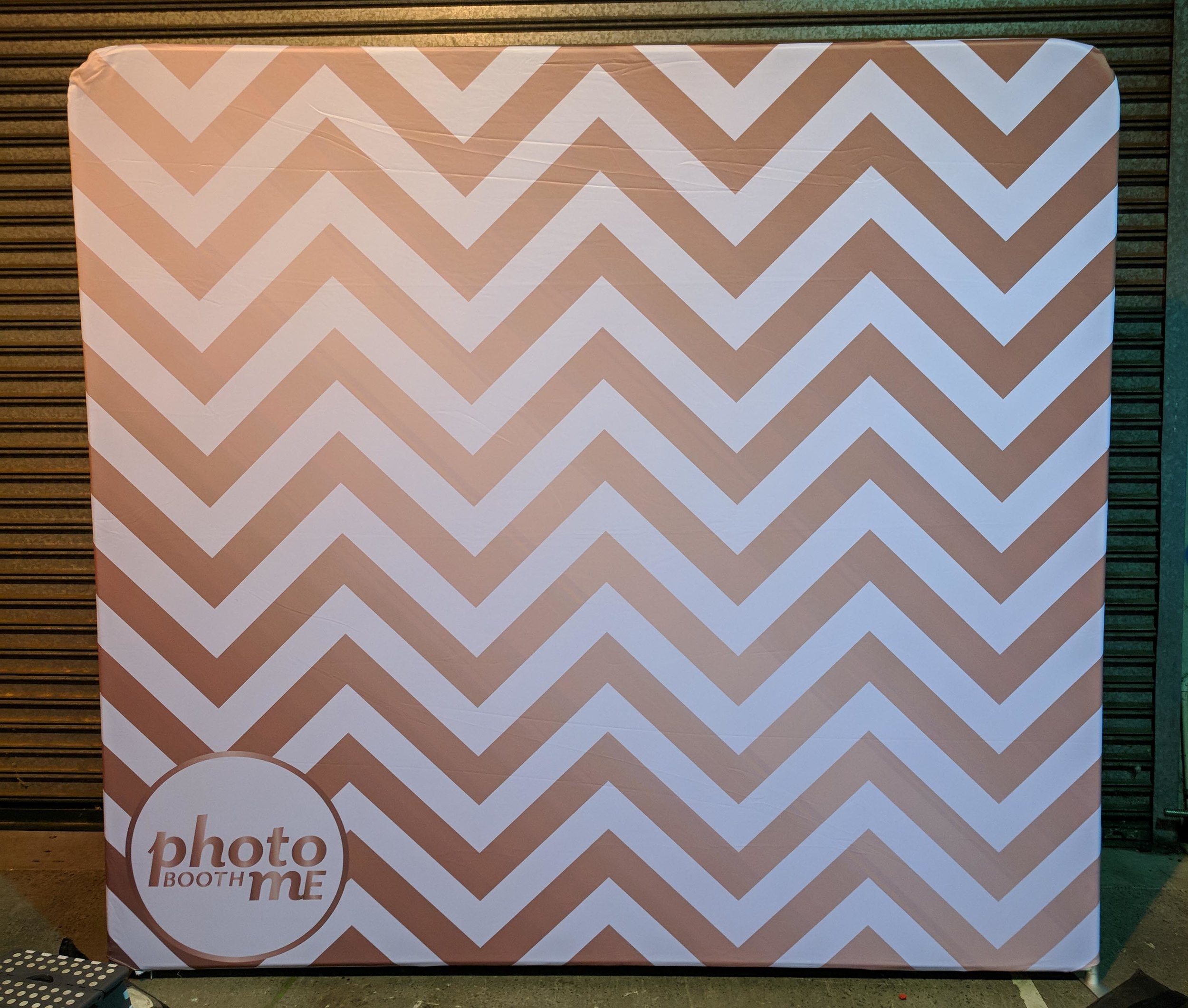 Rose Gold Chevron