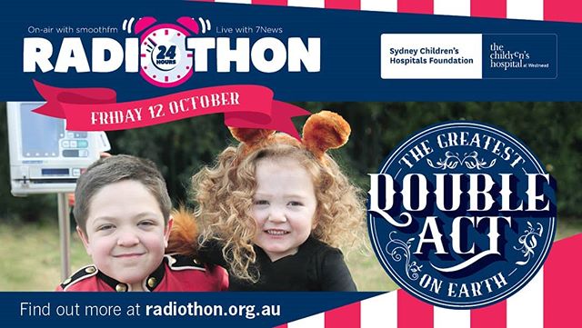 We visit @westmeadkids for Father's Day, Mother's Day and Halloween each year but the most important visit is for the #radiothon2018 which is on next Friday the 12th October. For 24 hours every donation will be doubled. Details on banner. Please shar