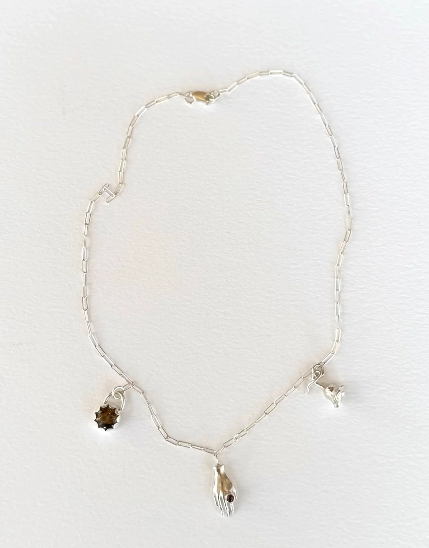Amber Charm Necklace