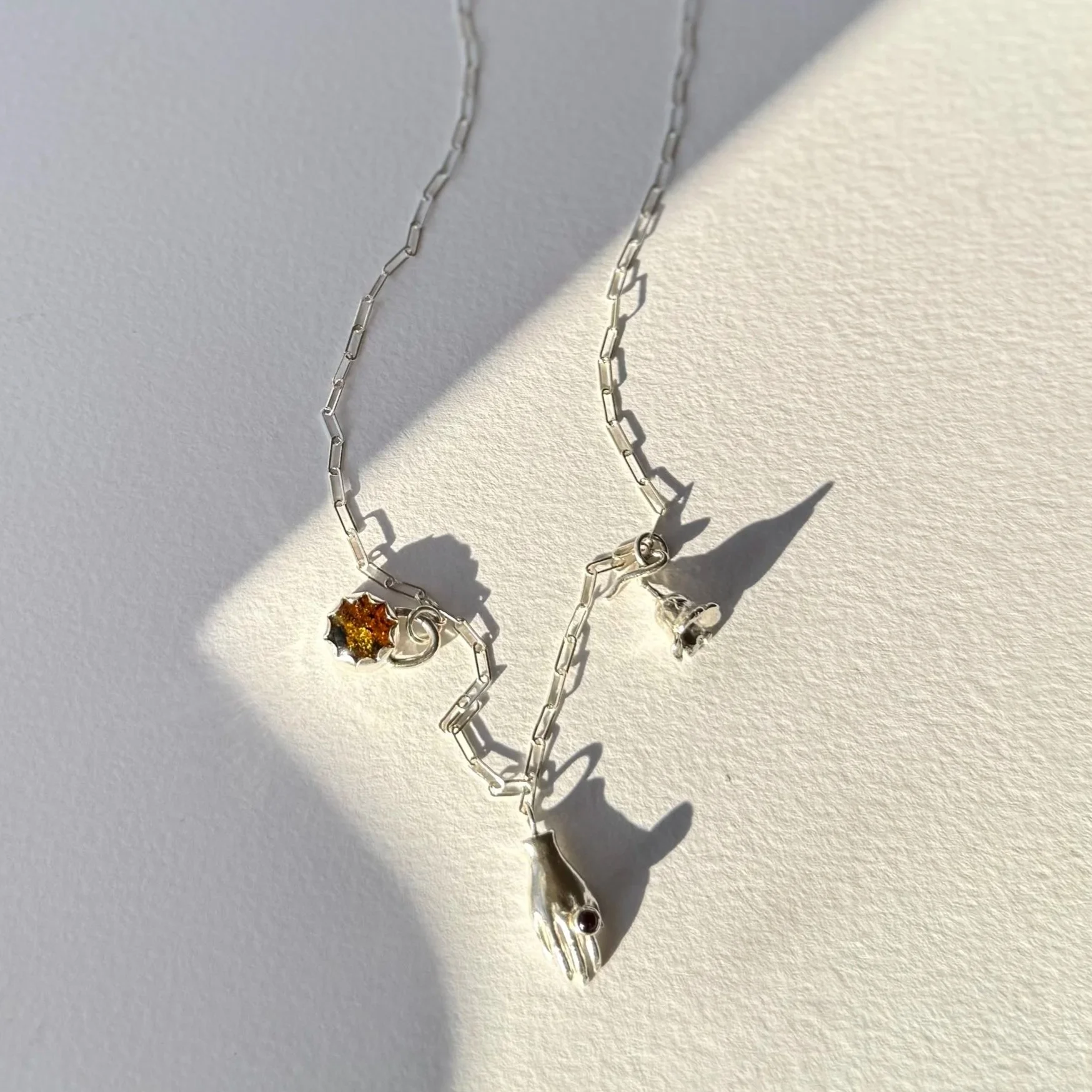 Hand Charm Necklace