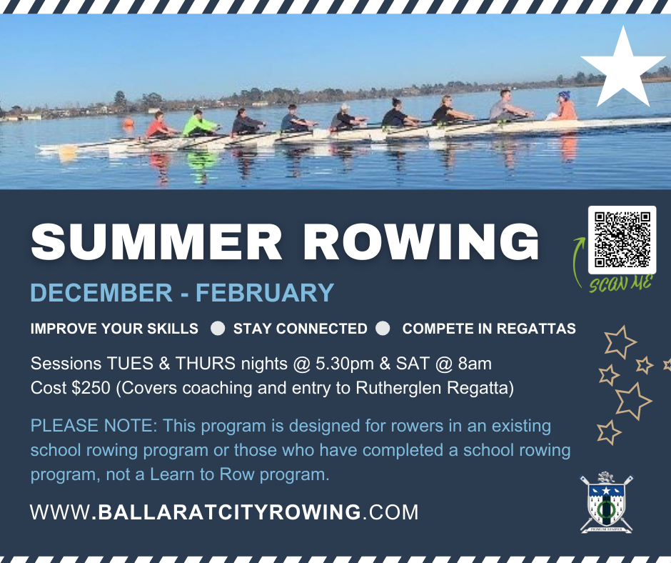 Summer Rowing — Ballarat City Rowing Club