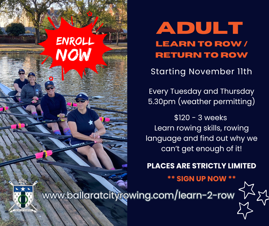 Learn to Row — Ballarat City Rowing Club