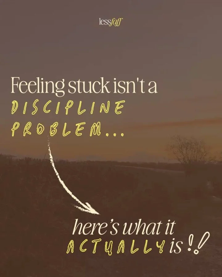 There&rsquo;s a quiet shame that comes with feeling stuck when your life looks &lsquo;fine&rsquo; from the outside. 

The truth is we all feel it, whether due to the pressures of expectation or the never ending doom scrolling, we can all so easily fe