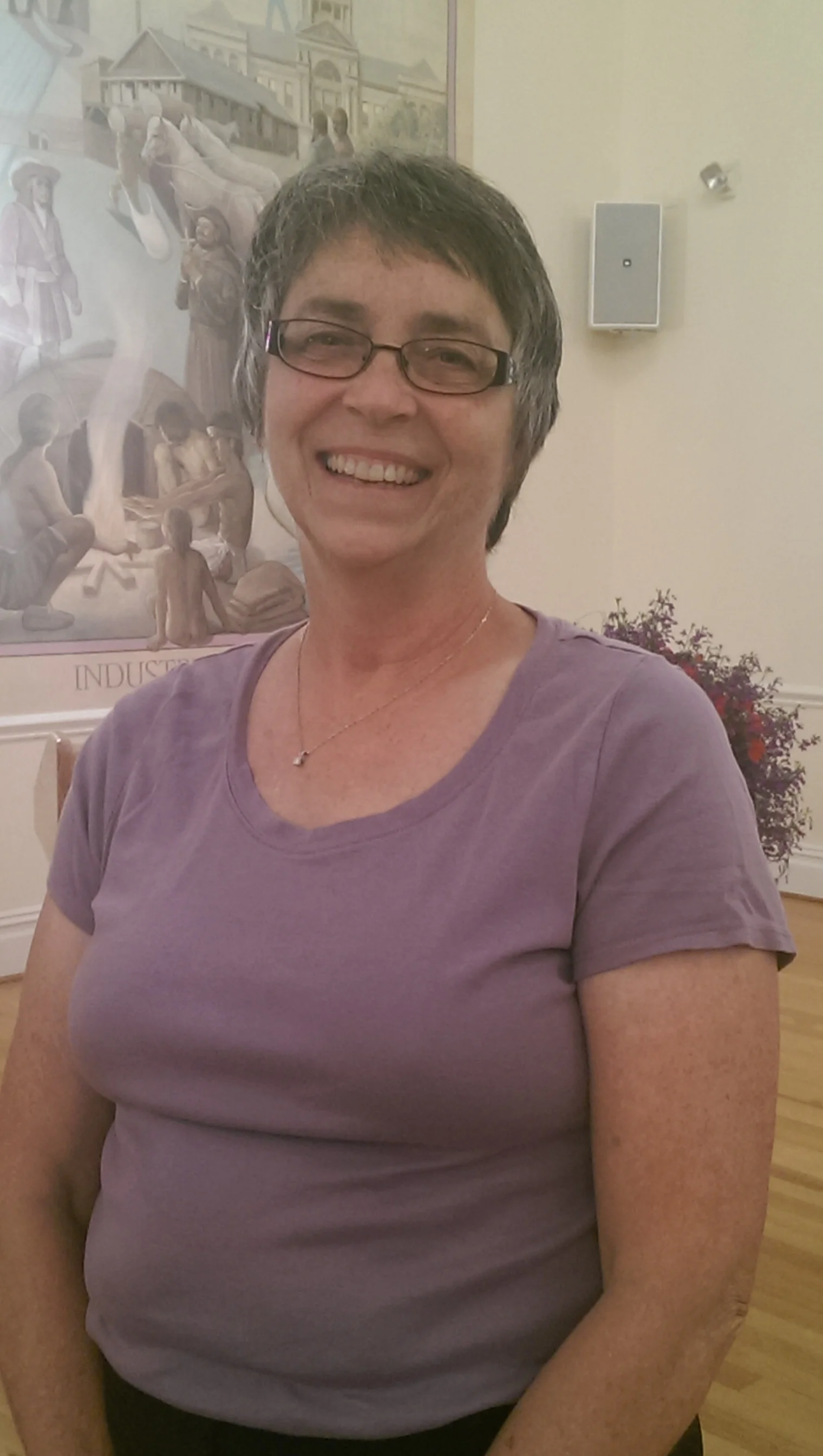 MMC Chorus President Nancy Burch following the June 2, 2014 performance.