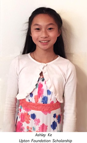 Ashley Ke-The Upton Foundation Scholarship for Interlochen 3 week Intermediate Piano Camp Winner