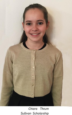 Chiara Thrum-The Sullivan Scholarship to Blue Lake Fine Arts Camp in Piano Winner.