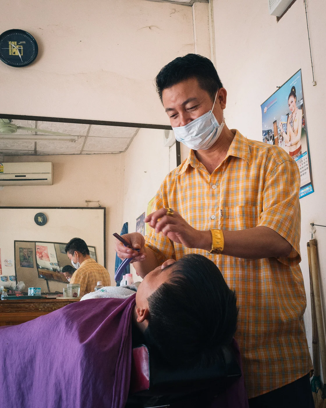 37. You trust someone quite a bit to let them put a straight razor on your neck...
