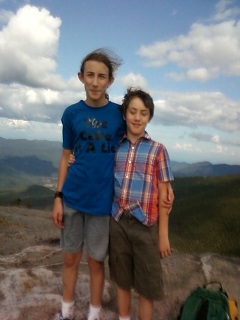 Atop Cascade Mt.