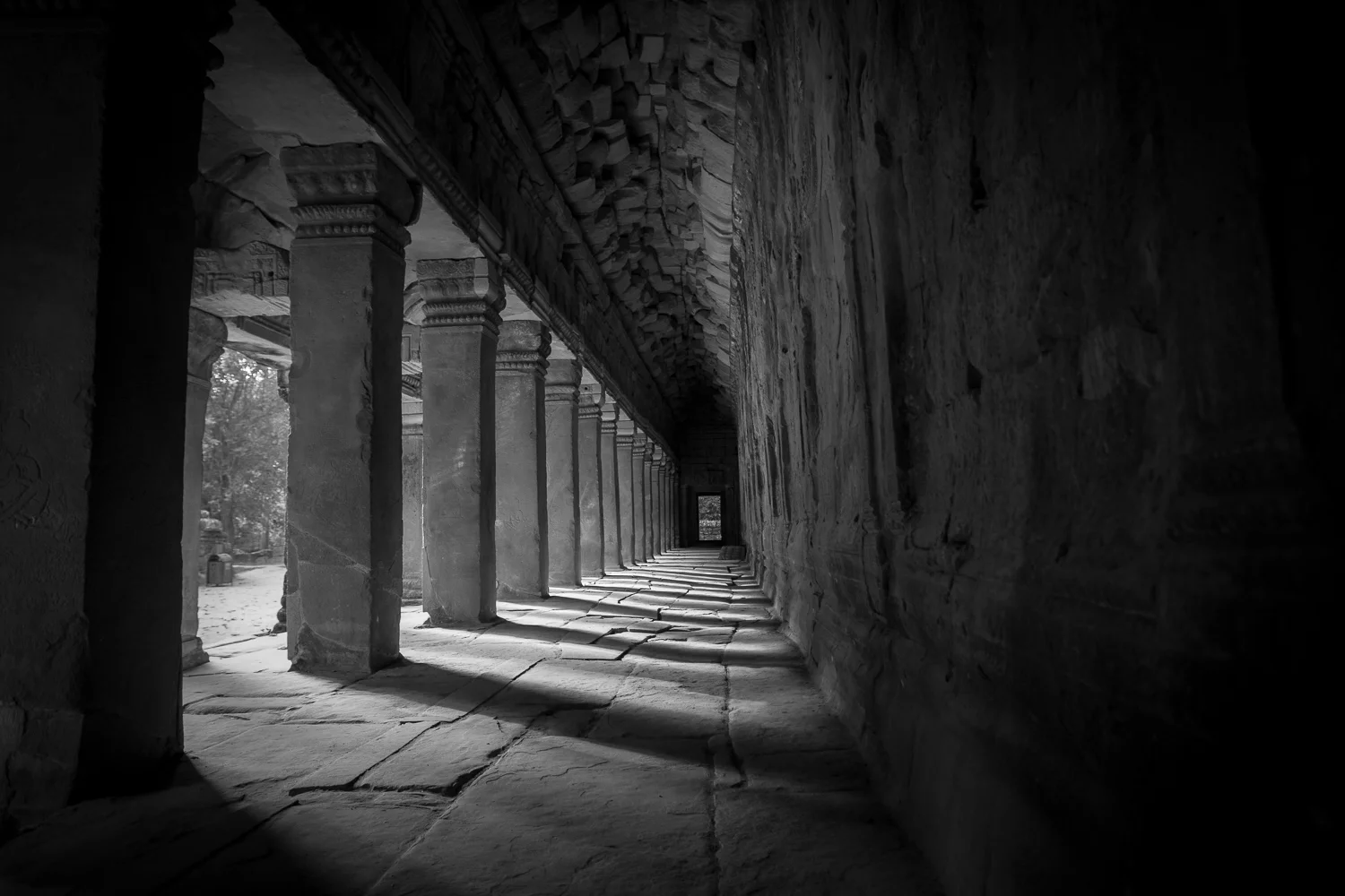 Ta Prohm Temple Corridor