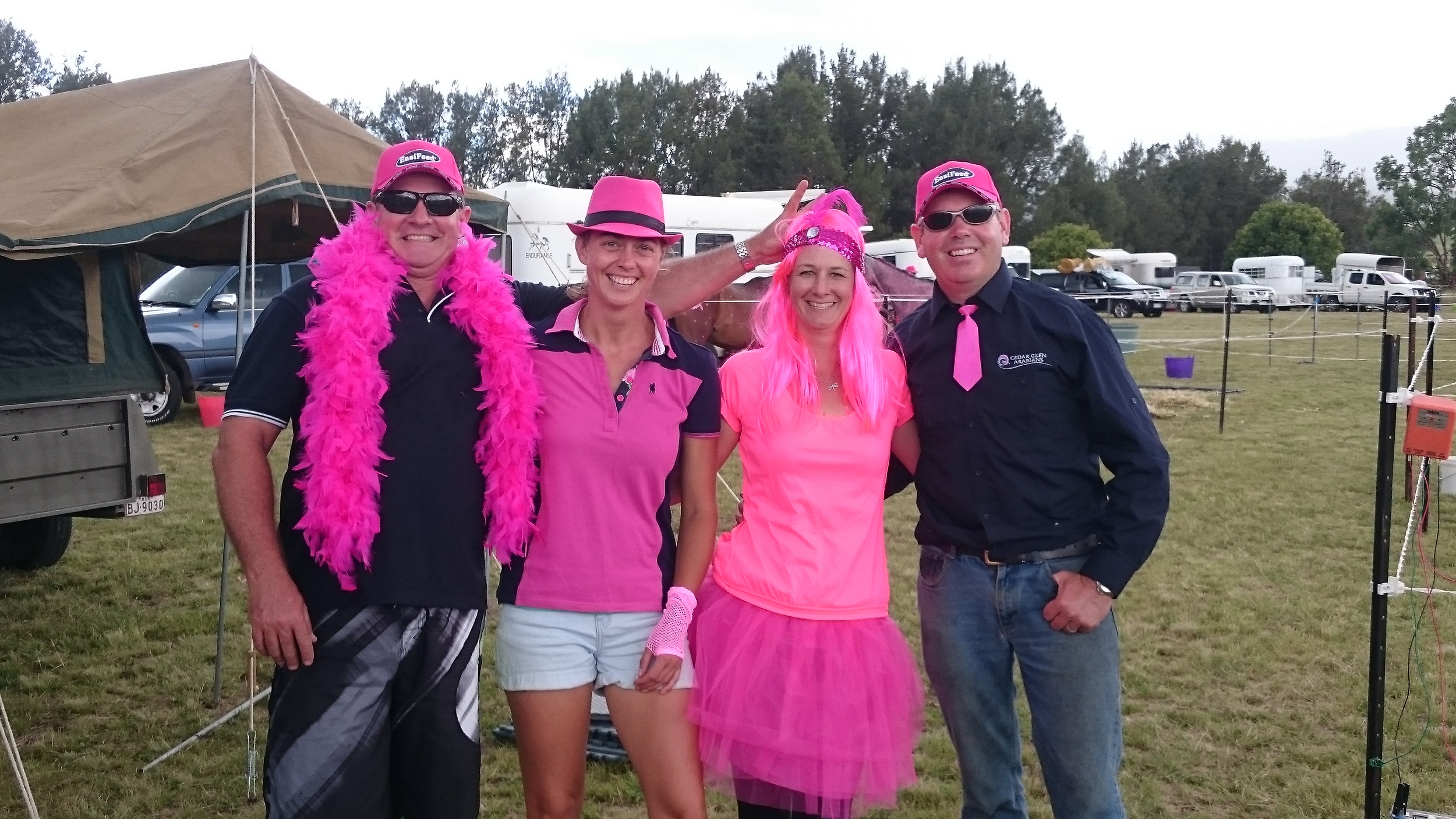 Thank you for the pink hats and the support from Pryde's EasiFeed. We had a successful weekend with 3 horses completing the 40 km Event. I even scored a price for the best dress up. Catch up soon, Sabrina.
Normal
0
false
false
false
EN-AU
ZH-TW
AR-SA
/* Style Definitions */
table.MsoNormalTable
{mso-style-name:"Table Normal";
mso-tstyle-rowband-size:0;
mso-tstyle-colband-size:0;
mso-style-noshow:yes;
mso-style-priority:99;
mso-style-parent:"";
mso-padding-alt:0cm 5.4pt 0cm 5.4pt;
mso-para-margin:0cm;
mso-para-margin-bottom:.0001pt;
mso-pagination:widow-orphan;
font-size:11.0pt;
font-family:"Calibri",sans-serif;
mso-ascii-font-family:Calibri;
mso-ascii-theme-font:minor-latin;
mso-hansi-font-family:Calibri;
mso-hansi-theme-font:minor-latin;}
