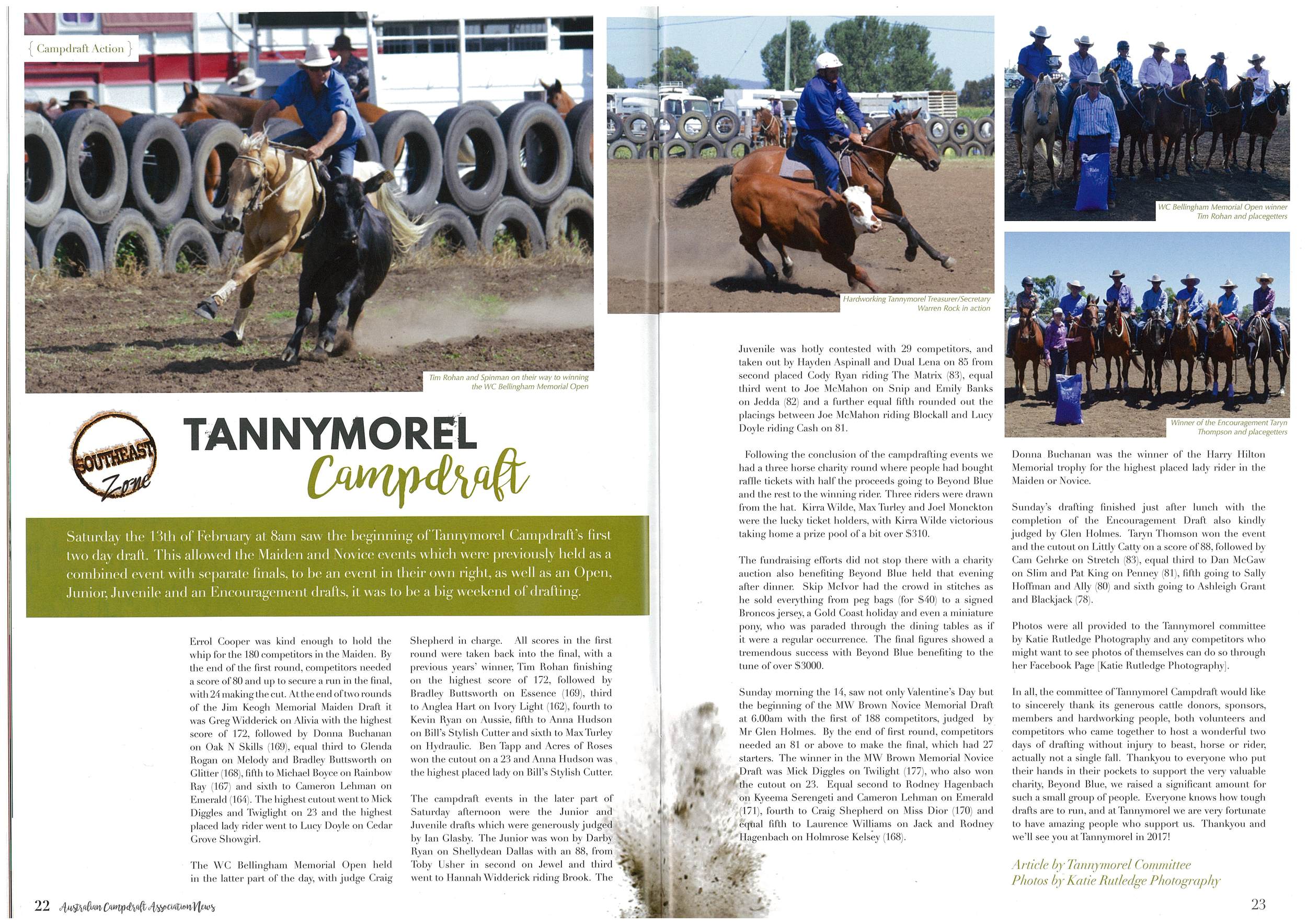 Tannymorel Campdraft 2016