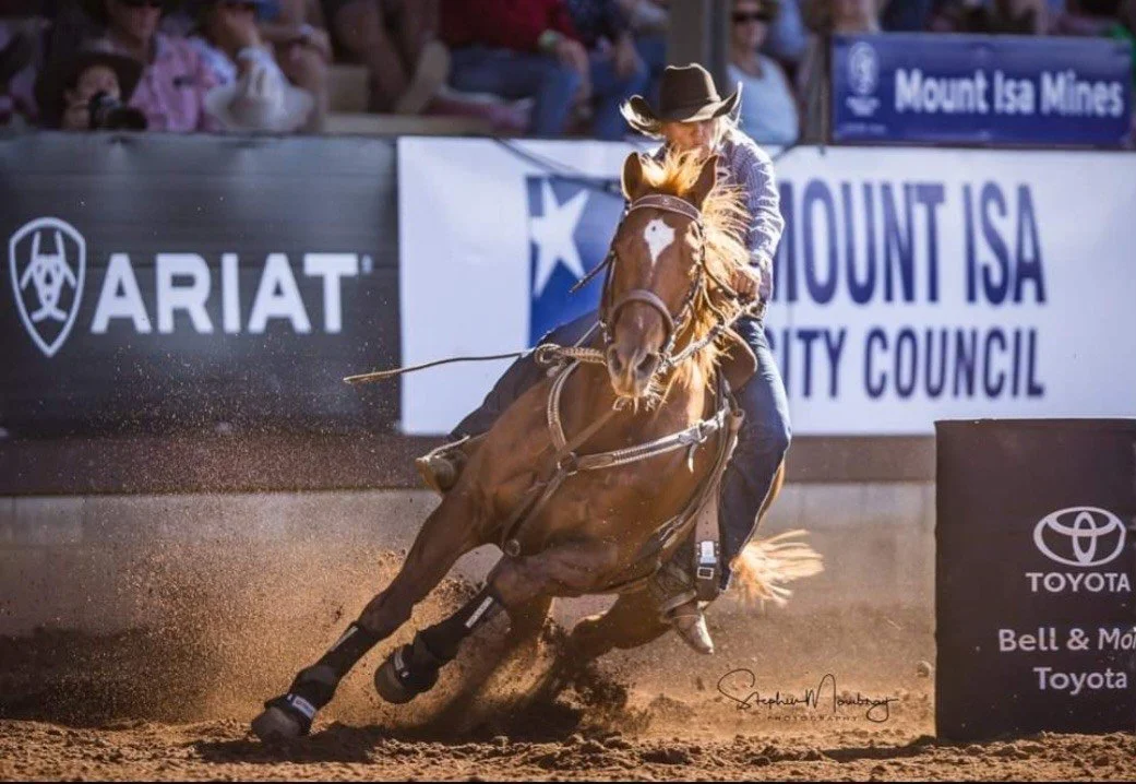 Caban and Akka Dakka rock the barrel racing scene