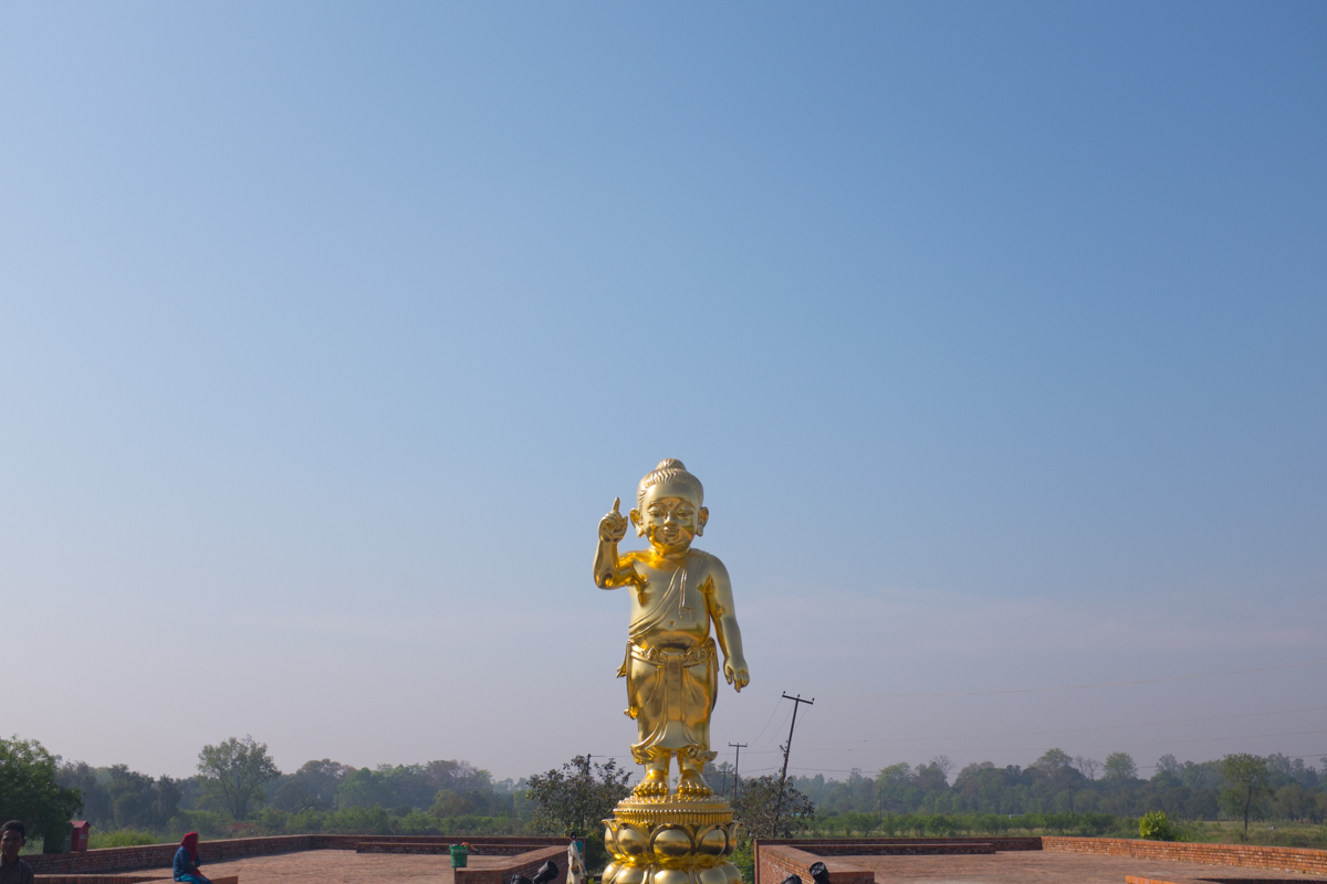 LUMBINI The birthplace of Buddha. "Always remember, truth cannot be said, it can be shown. It is a finger pointing to the moon. All words are just fingers pointing to the moon, but don’t accept the fingers as the moon. The moment you start clinging to the fingers – that’s where doctrines, cults, creeds, dogmas, are born – then you have missed the whole point. The fingers were not the point; the point was the moon." - Osho