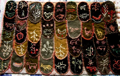 Klackmatta - Foto Textil hemslöjd - www.textilhemslojd.se