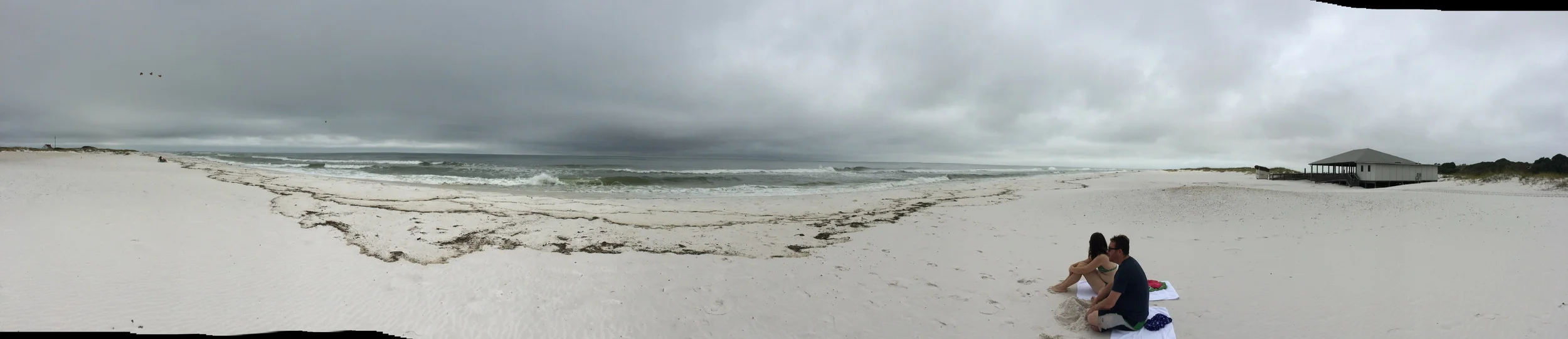 Rob Schiffmann and Rachel Dart at Gulf Islands National Seashore
