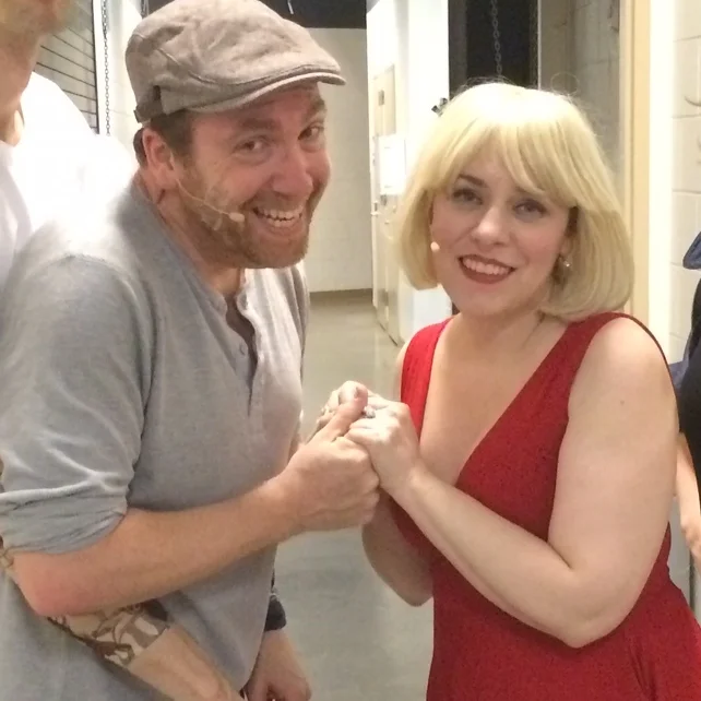 Rob Schiffmann and Deb Rabbai in Broadway's Next Hit Musical