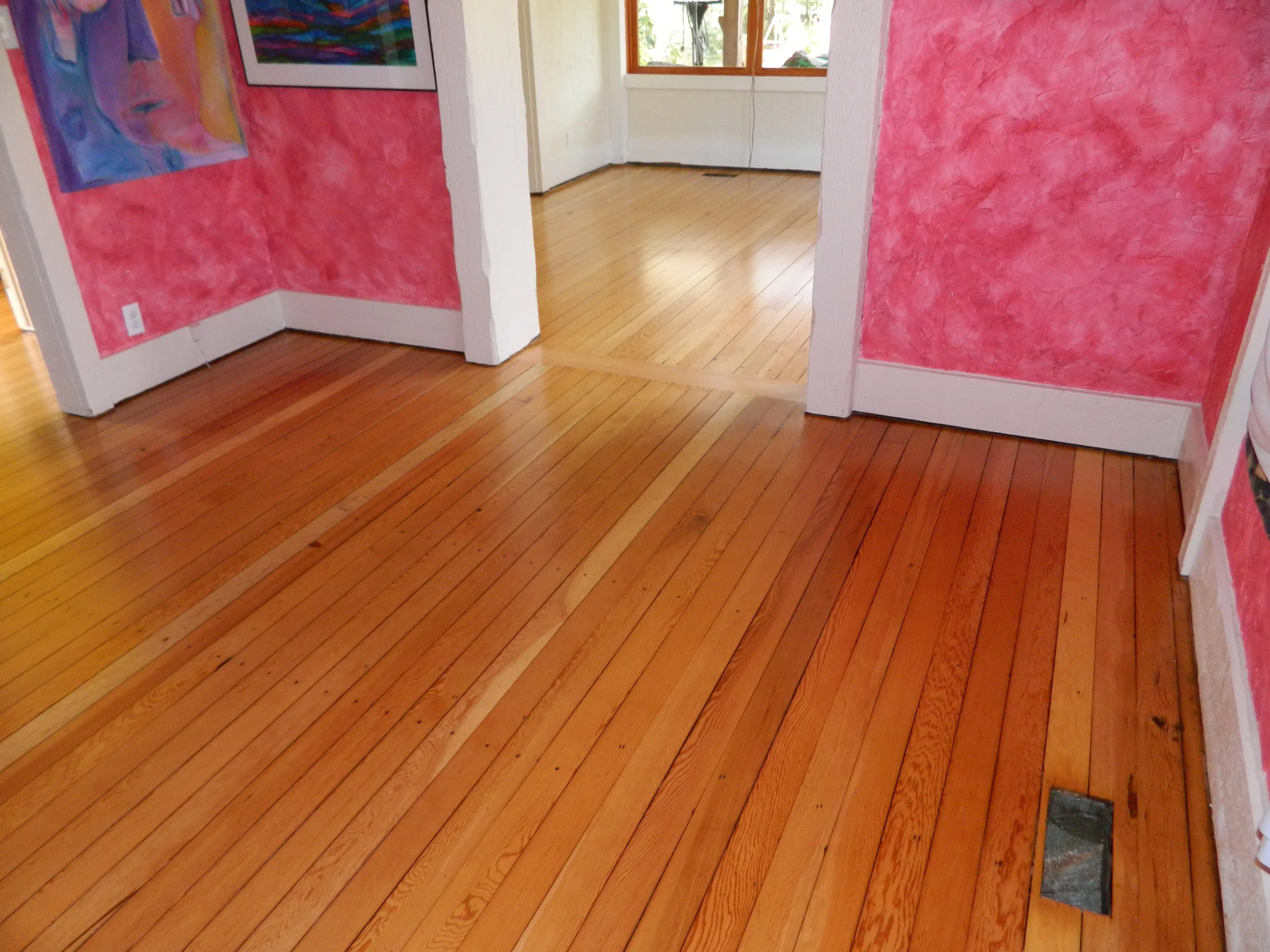 Vintage Fir Floor Refinish