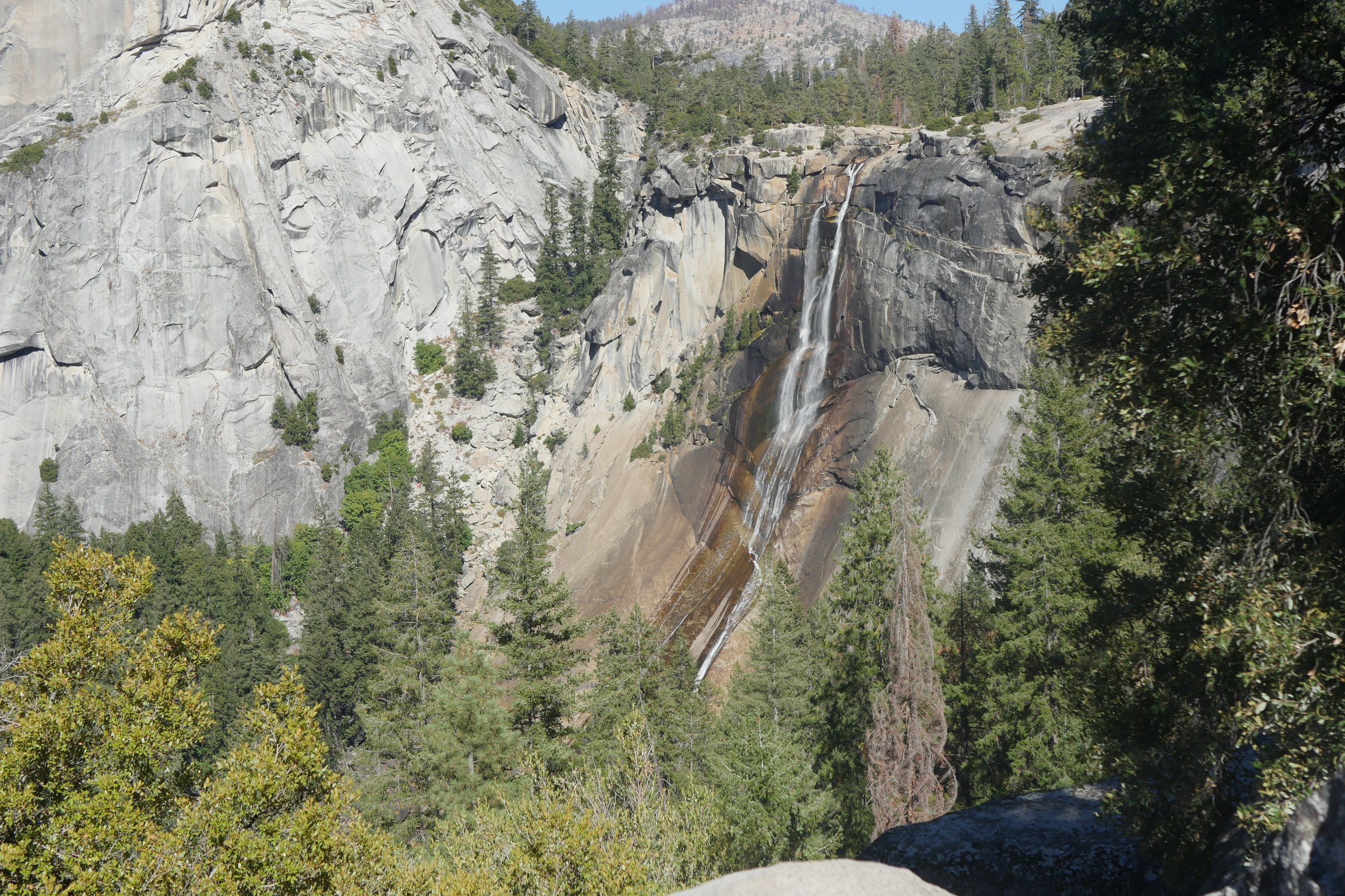 Nevada Falls looking beautiful from one of the look outs of the JMT