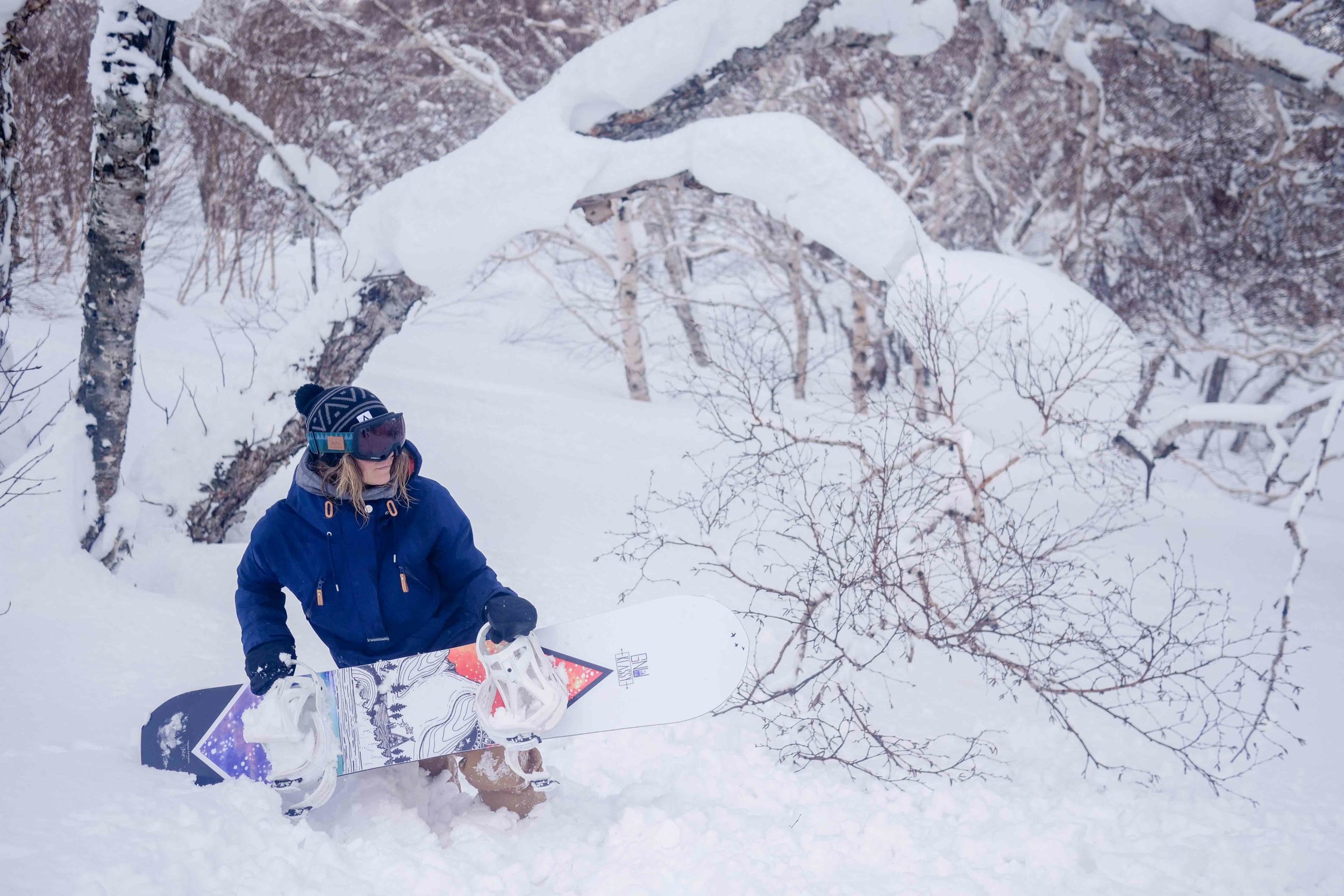KJERSTI BUAAS SNOWBOARDING JAPOW FOREST.jpg