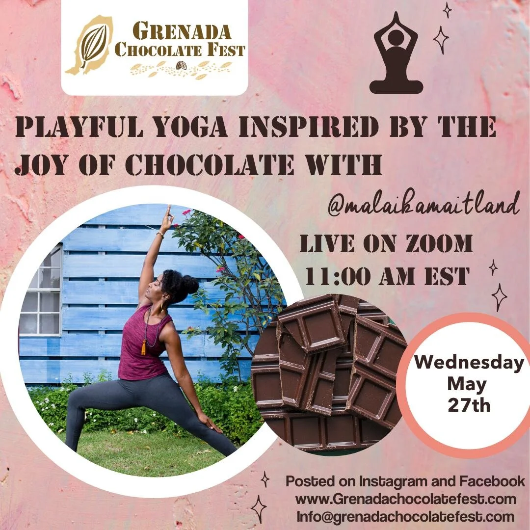 Playful Yoga inspired by The Joy of Chocolate