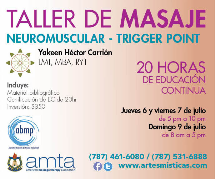 Taller: NEUROMUSCULAR: TRIGGER POINT TECHNIQUE