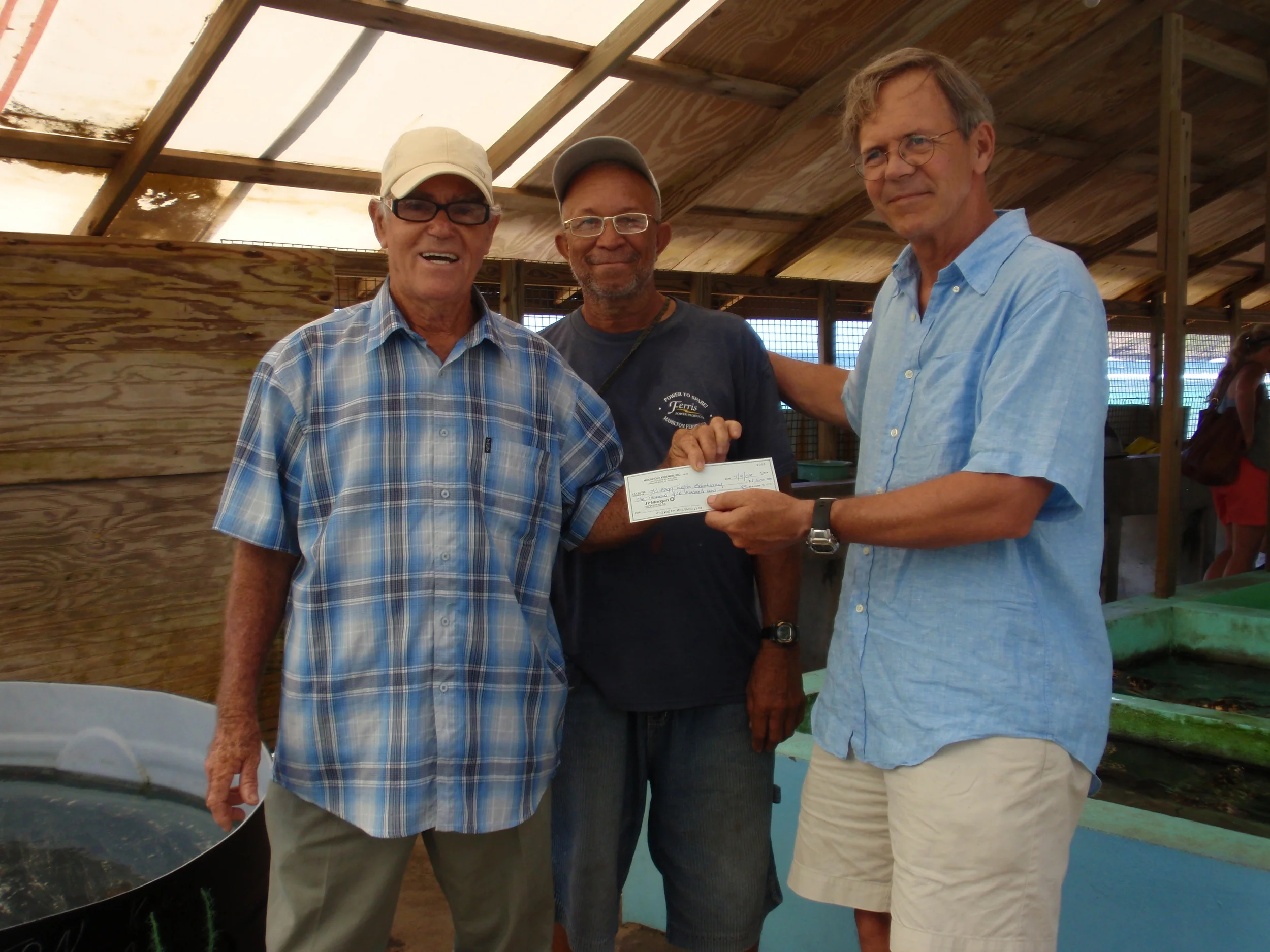 Moonhole Friends, Inc. 's gift to Old Hegg Turtle Sanctuary