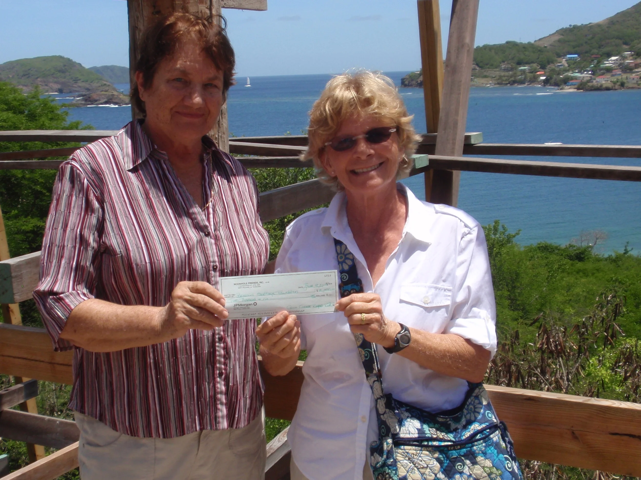 Assisting the Bequia Heritage Museum