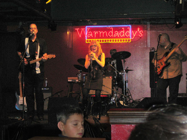 Don Evans, Carol Moog, Jonathan Williams, and Lenny Fatigati at the old Warmdaddy's