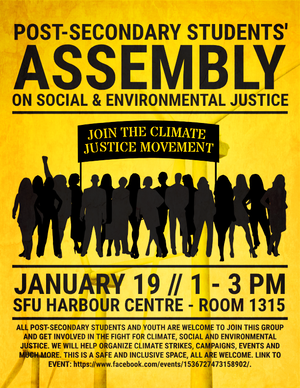 Metro Vancouver Post-Secondary Students Coalition for Justice