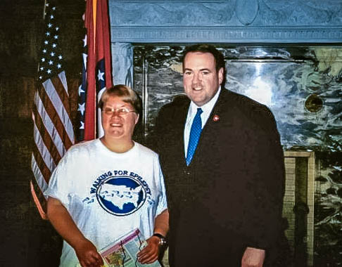 Me & Gov. Huckabee in Little Rock