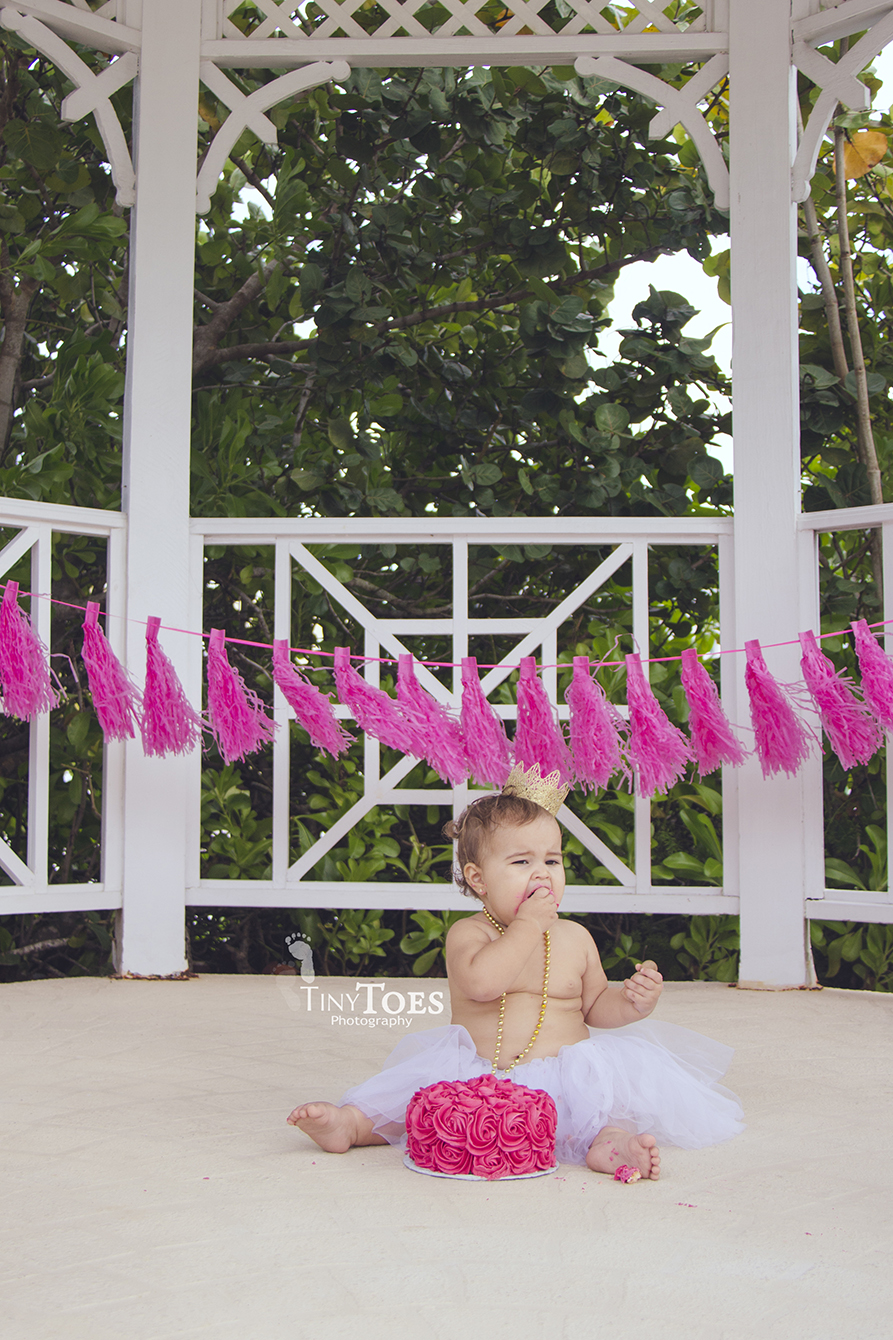 One Year Session Tiny Toes Photography Nassau Bahamas