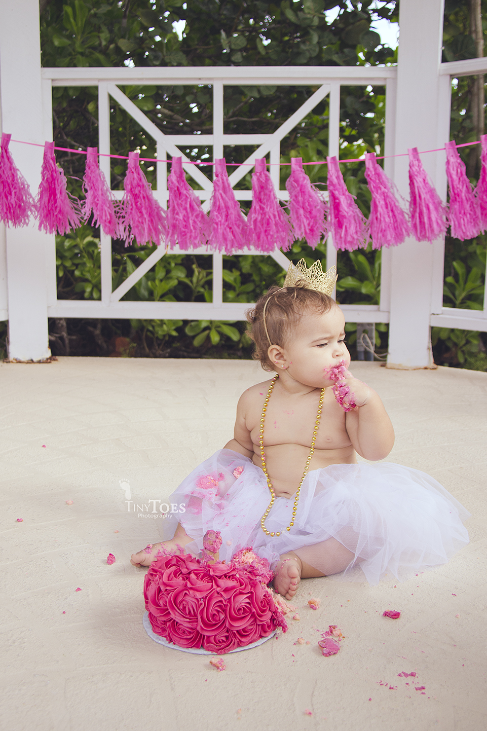 One Year Session Tiny Toes Photography Nassau Bahamas