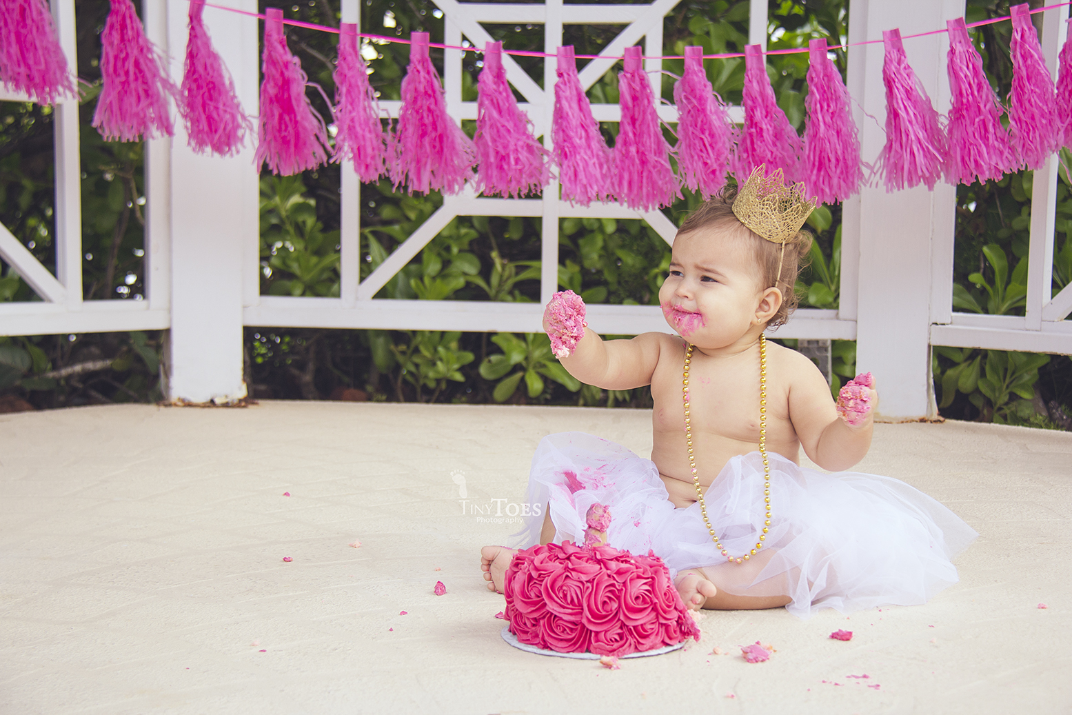 One Year Session Tiny Toes Photography Nassau Bahamas