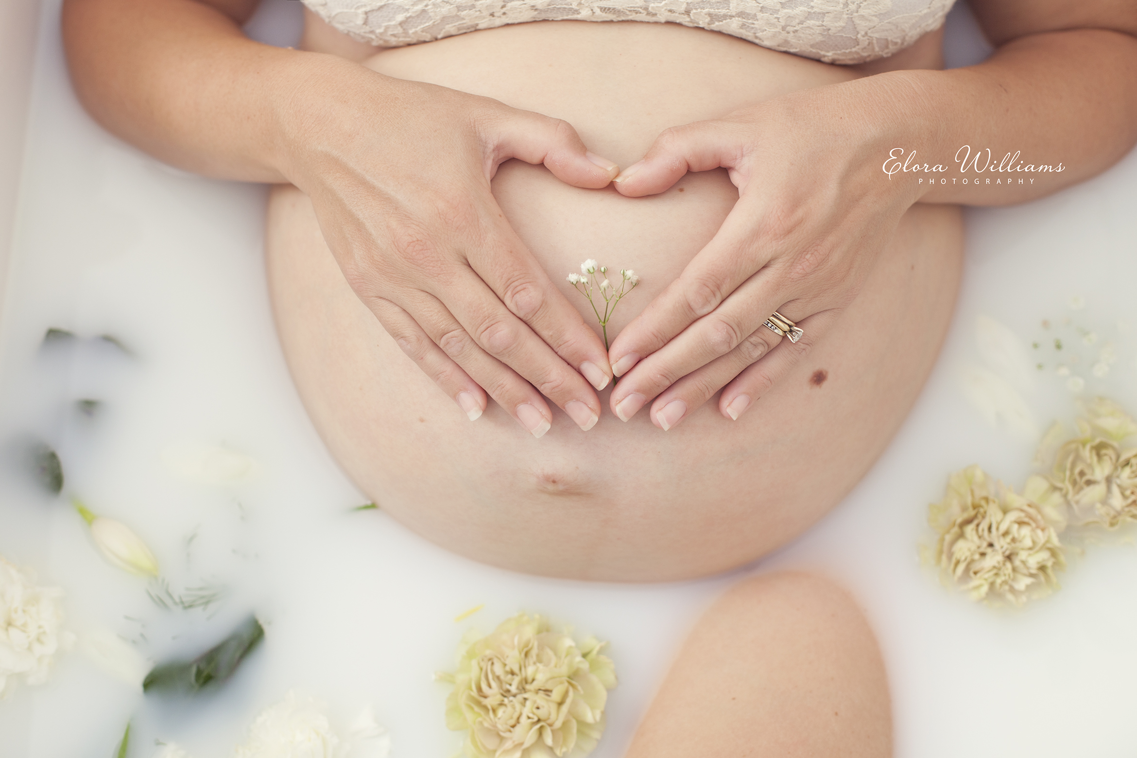 Milk Bath Maternity  |  Elora Williams Photography