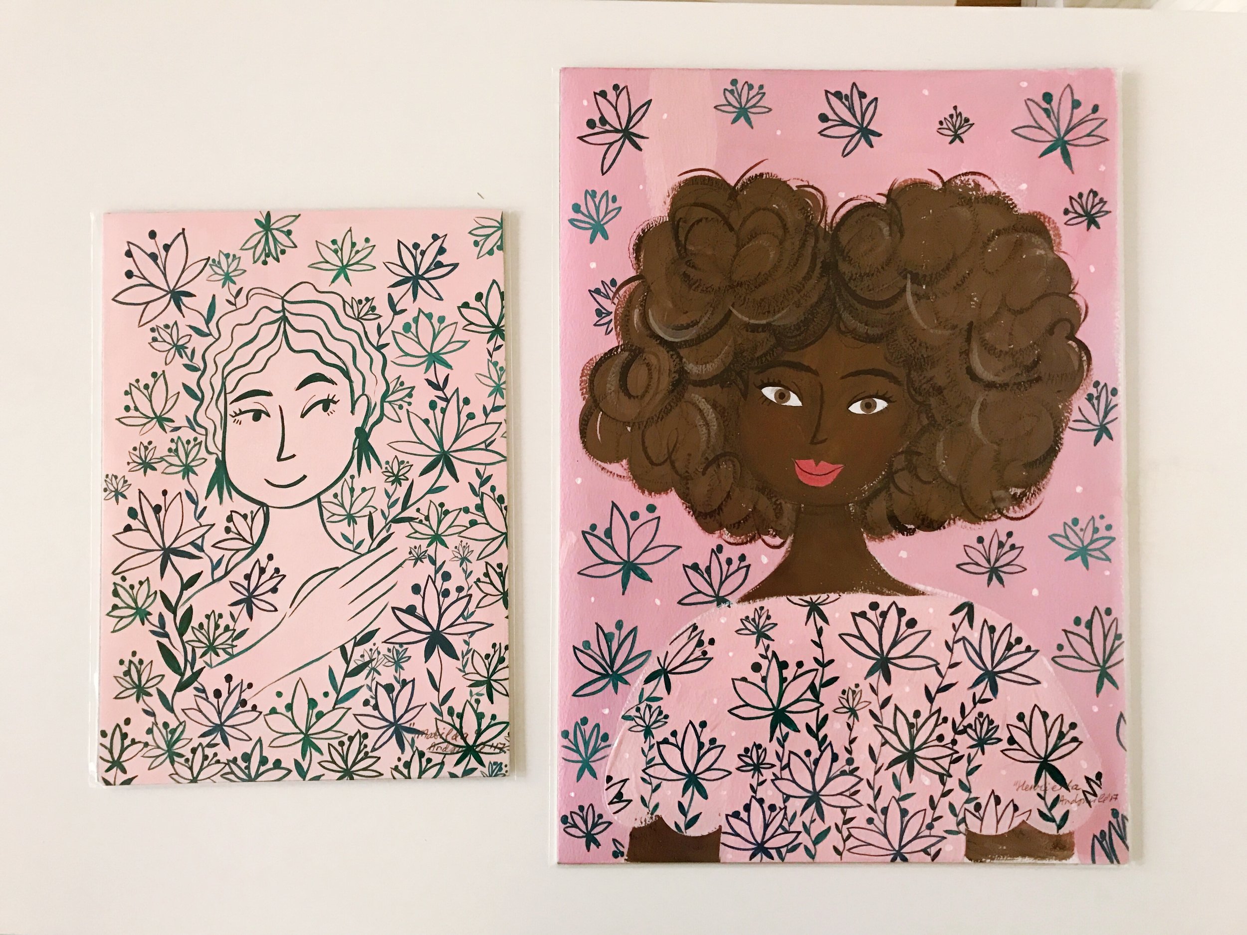 These originals are for sale at Studio 73 Gallery in Brixton.