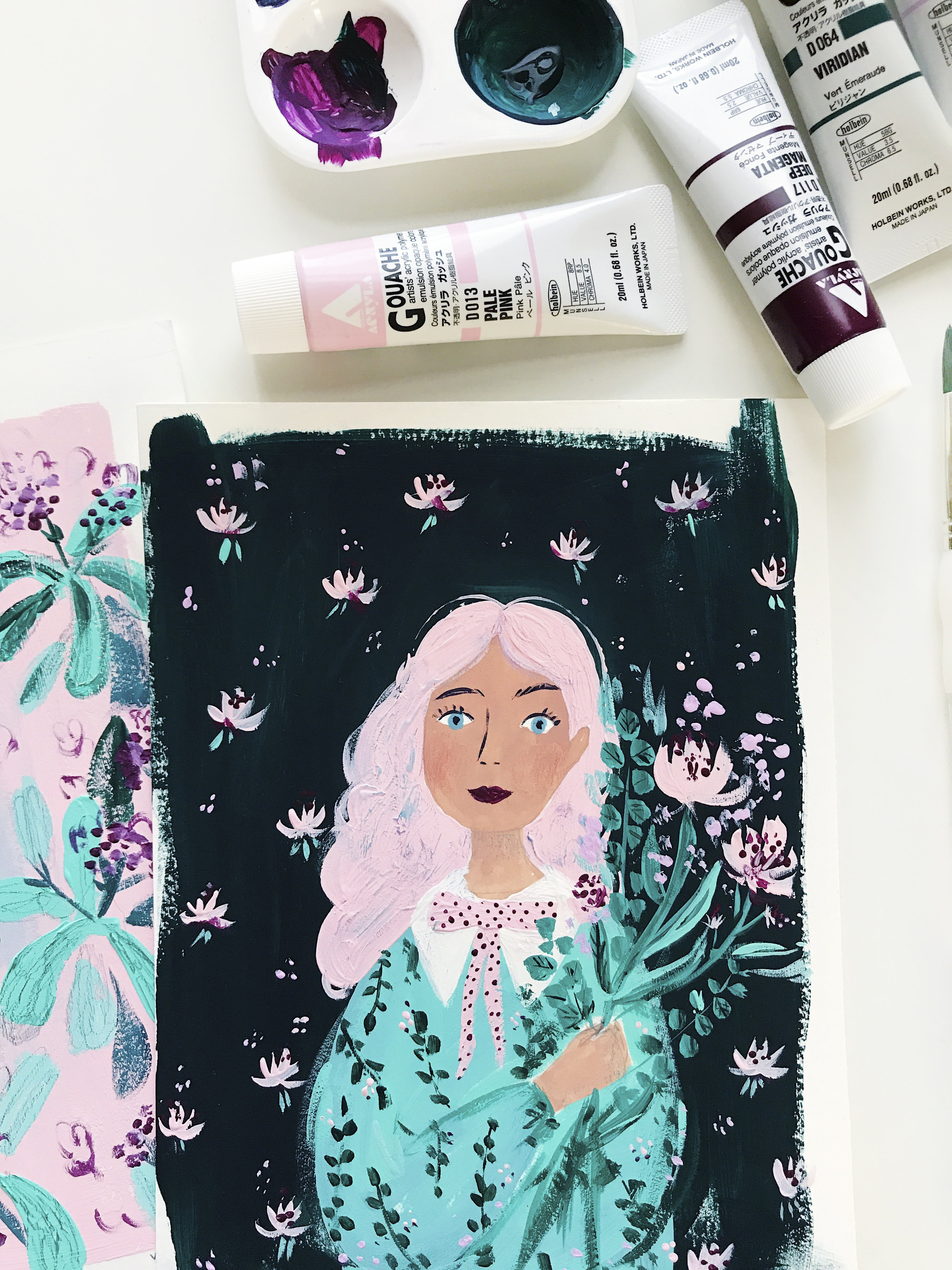 Inspiration New Materials — Viktorija Illustration