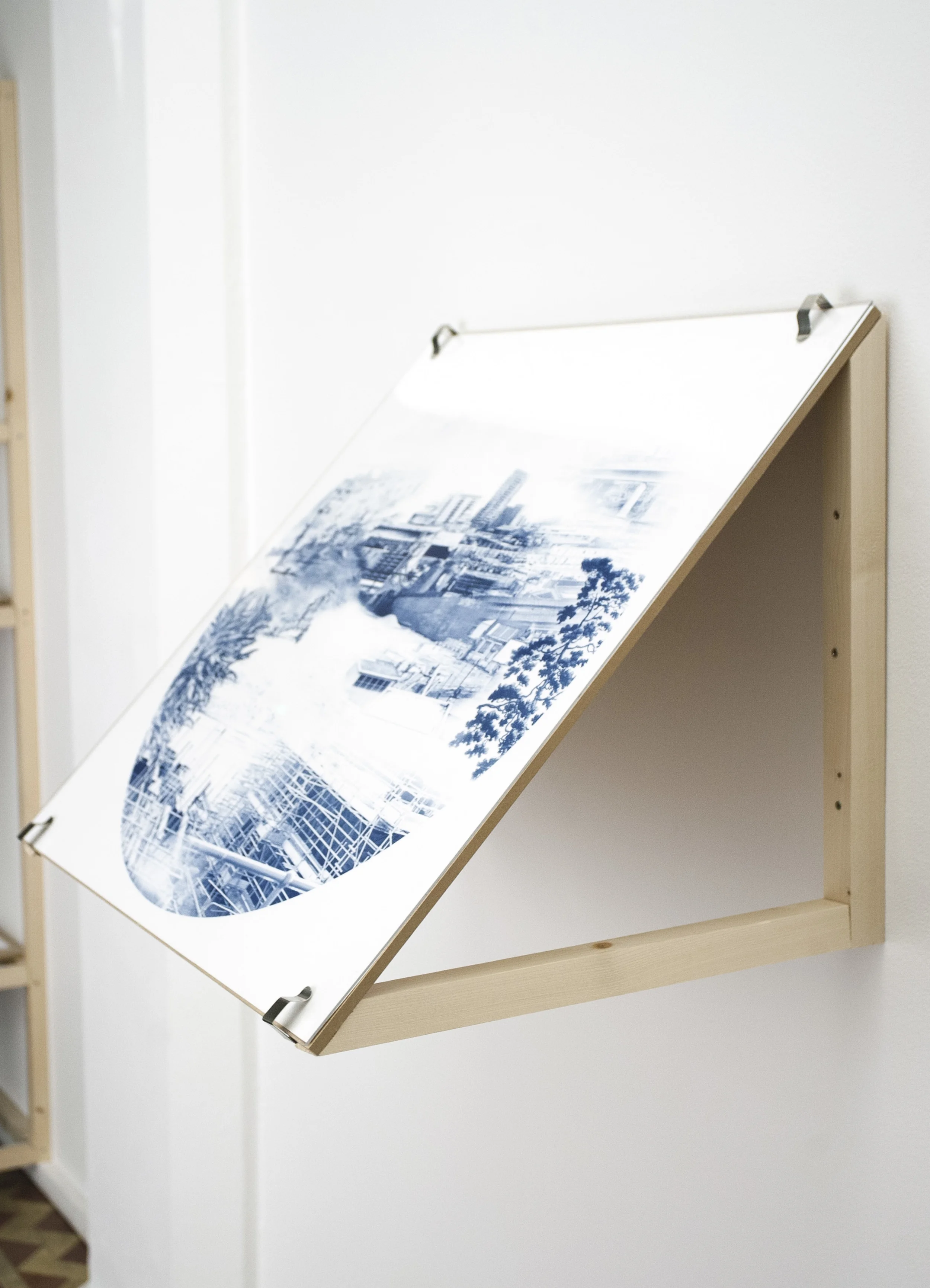 Thomas Frye Court | Cyanotype print